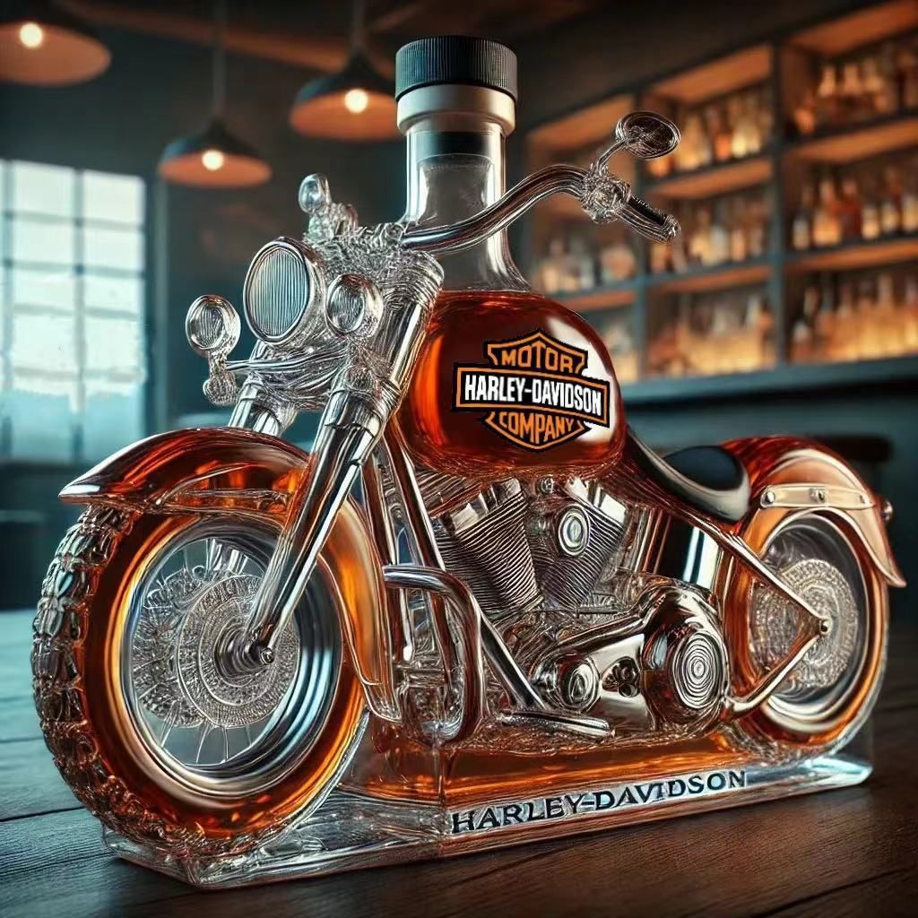 Beer Bottle Motorcycle Shape Bottle