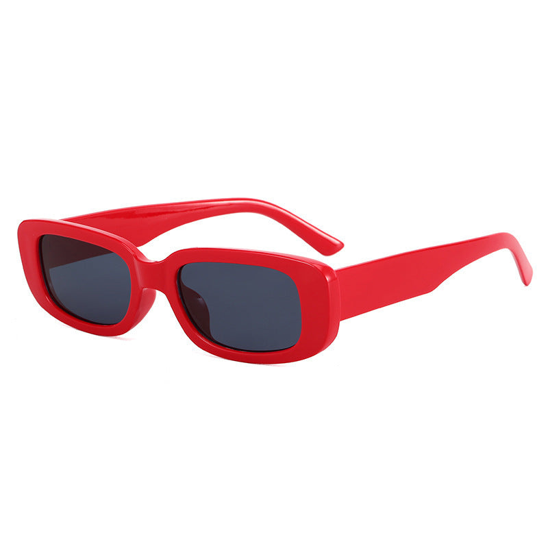 Sweet Cool Style Small Square Sunglasses, Trendy Streetwear Chic Sunglasses
