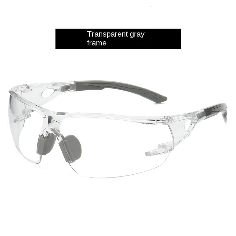 Professional Cycling Protective Glasses Frameless Integrated Safety Goggles Windproof