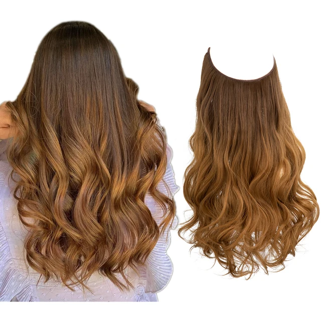 One-piece women's hair extension piece with abundant hair
