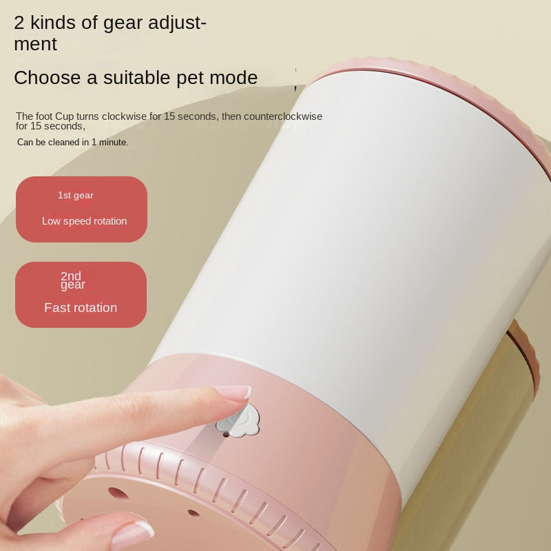 Pet Auto Foot Bath for Dogs and Cats Smart Pet Foot Cleaning Device