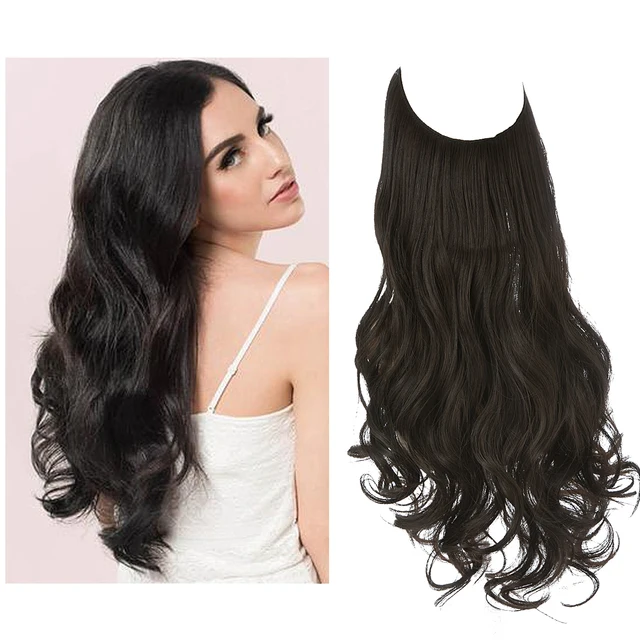 One-piece women's hair extension piece with abundant hair
