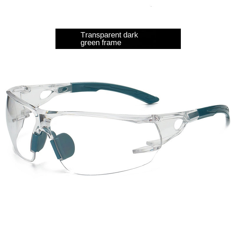 Professional Cycling Protective Glasses Frameless Integrated Safety Goggles Windproof