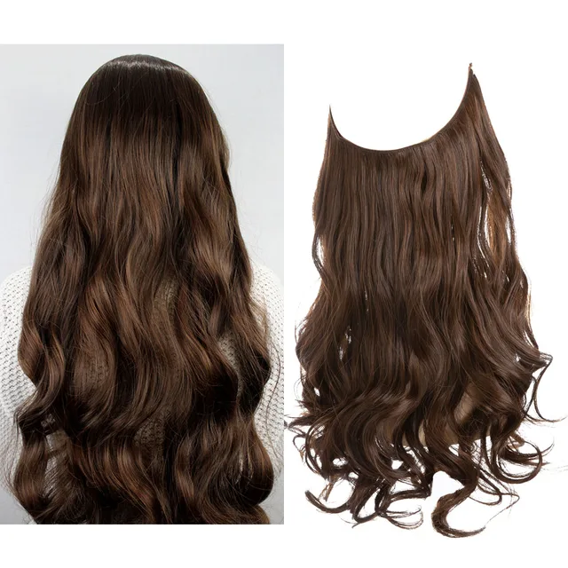 One-piece women's hair extension piece with abundant hair