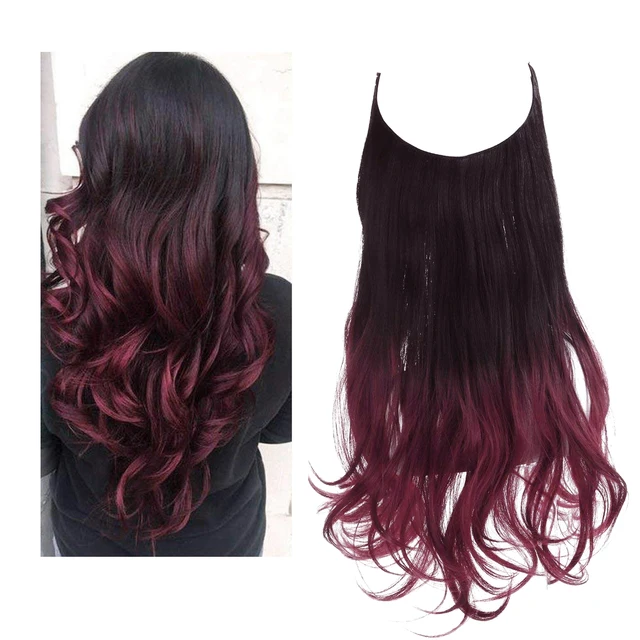 One-piece women's hair extension piece with abundant hair