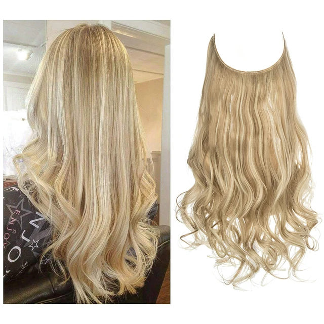 One-piece women's hair extension piece with abundant hair