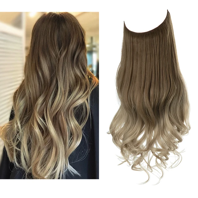 One-piece women's hair extension piece with abundant hair