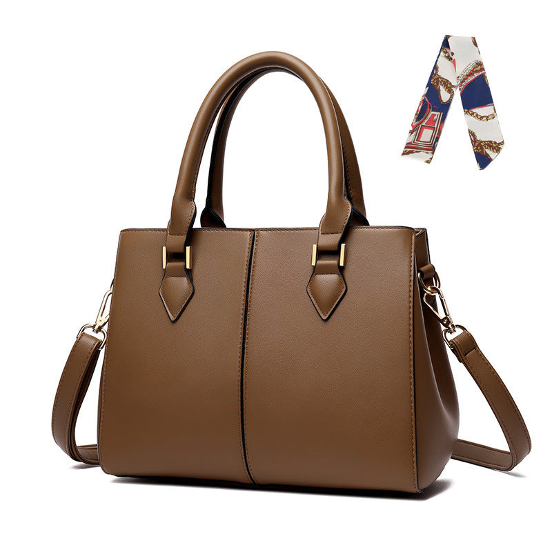 Mid-Aged Women's Bag Elegant Mother's Handbag Lady's Tote Bag