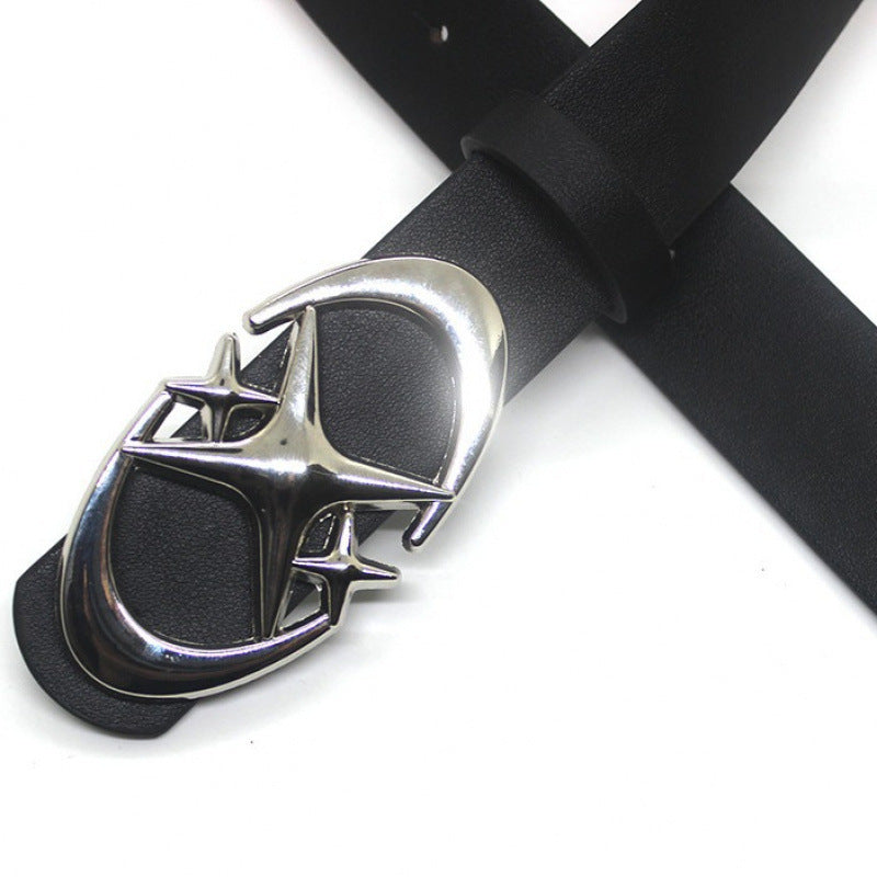 Moon Cross Star Buckle Belt