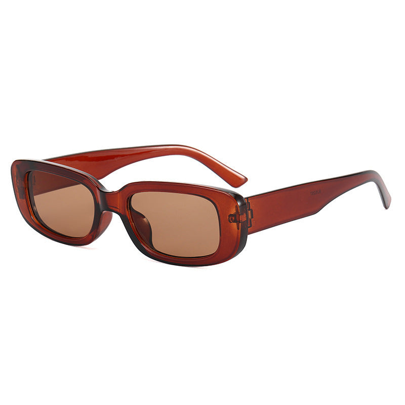 Sweet Cool Style Small Square Sunglasses, Trendy Streetwear Chic Sunglasses