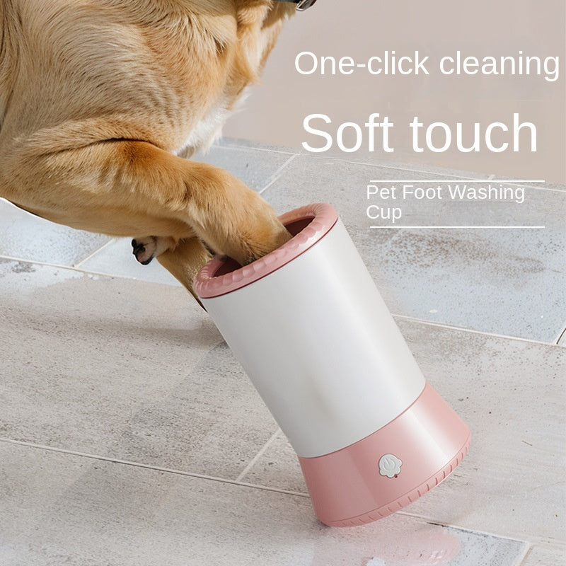 Pet Auto Foot Bath for Dogs and Cats Smart Pet Foot Cleaning Device