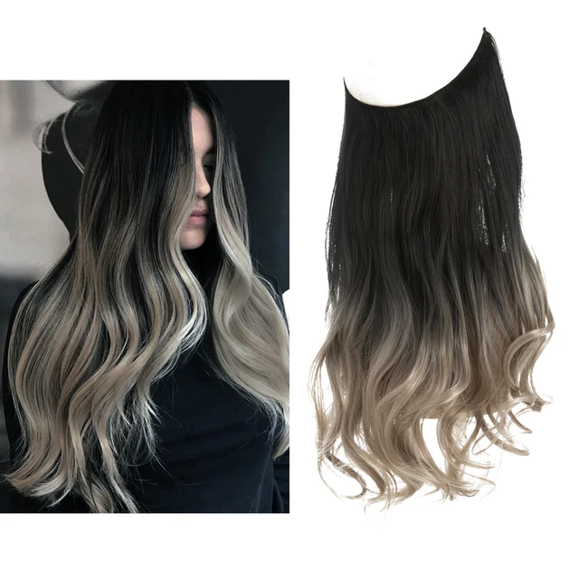 One-piece women's hair extension piece with abundant hair