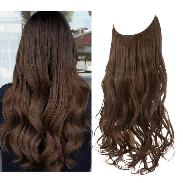 One-piece women's hair extension piece with abundant hair