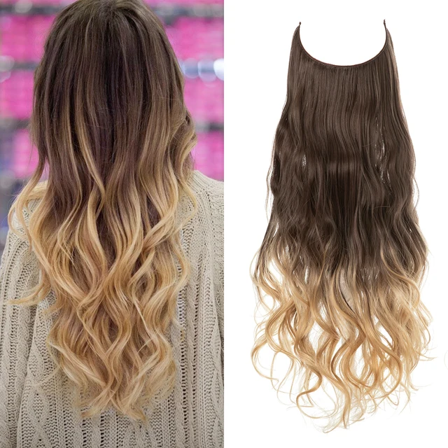 One-piece women's hair extension piece with abundant hair