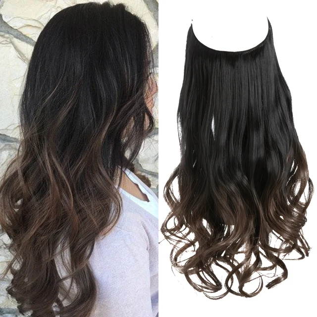 One-piece women's hair extension piece with abundant hair