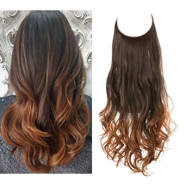 One-piece women's hair extension piece with abundant hair