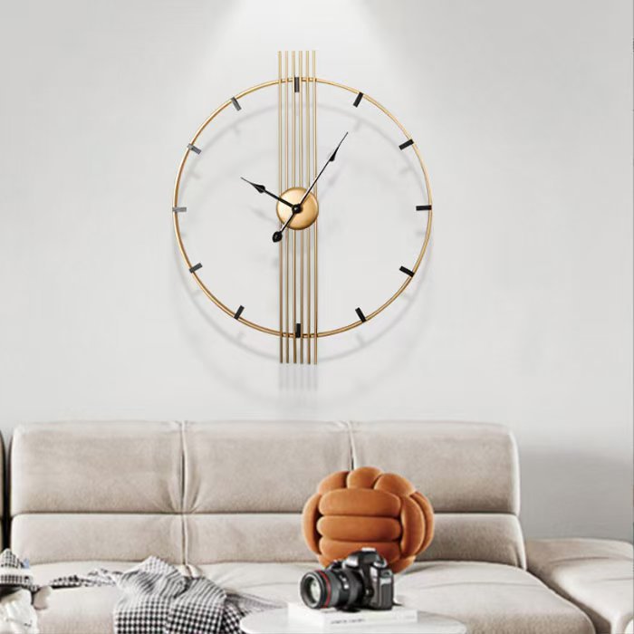 Retro Decorative Wall Clock Iron Art Creative Unique Clock