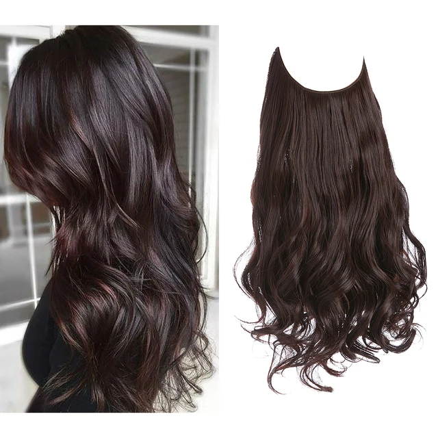 One-piece women's hair extension piece with abundant hair