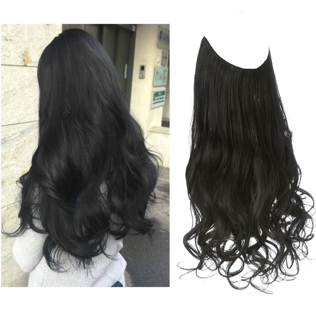 One-piece women's hair extension piece with abundant hair