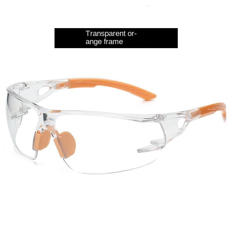 Professional Cycling Protective Glasses Frameless Integrated Safety Goggles Windproof