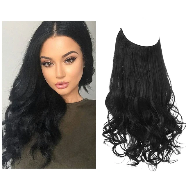 One-piece women's hair extension piece with abundant hair