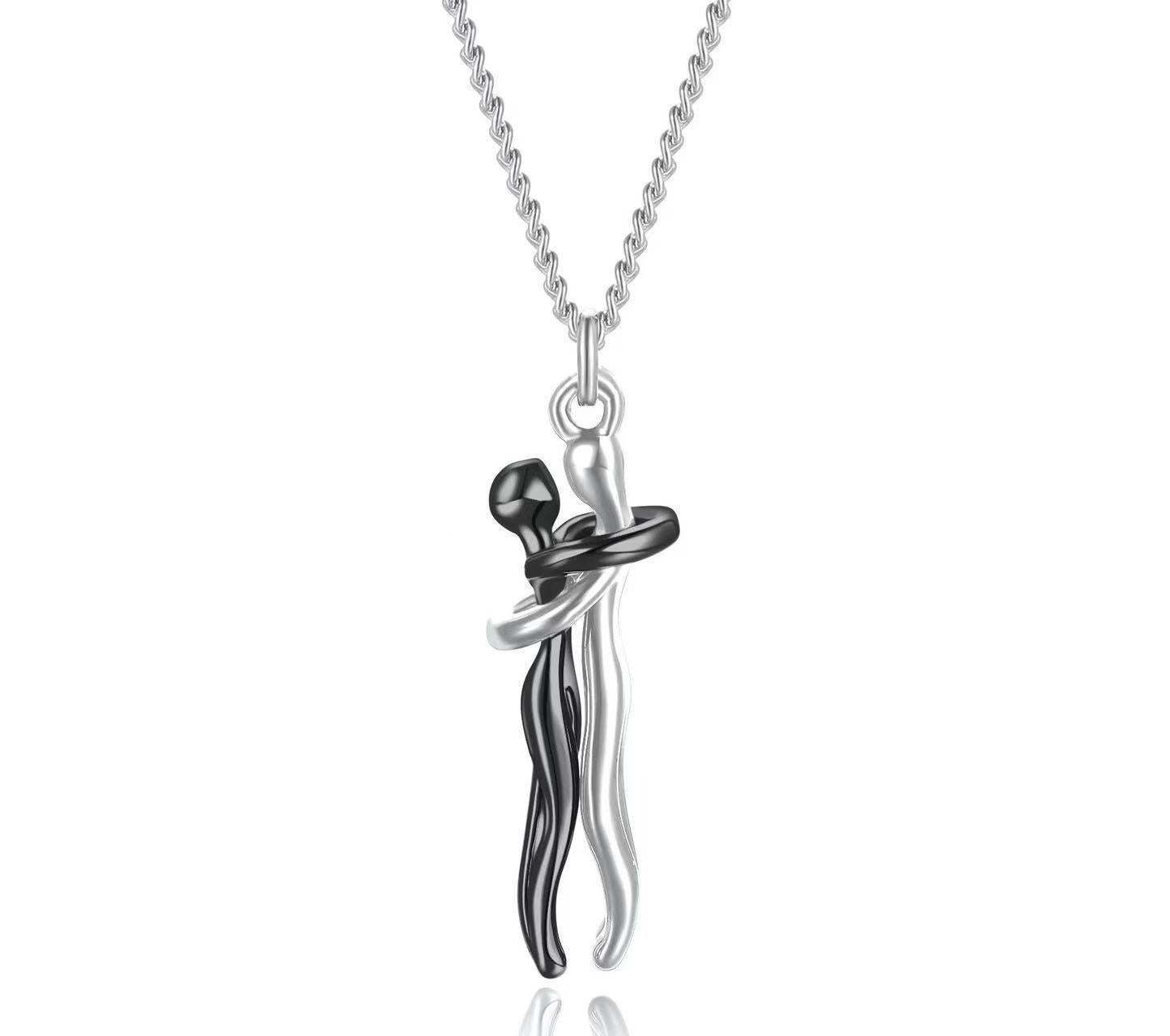 Necklace Embrace Pendant Necklace Mother-Daughter Embrace Clavicle Chain