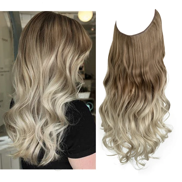 One-piece women's hair extension piece with abundant hair