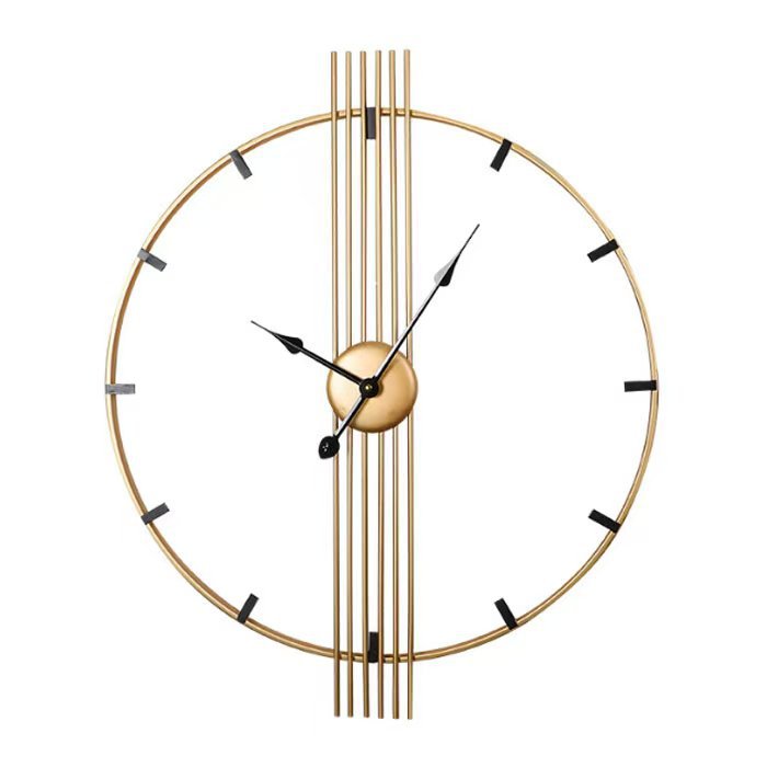 Retro Decorative Wall Clock Iron Art Creative Unique Clock